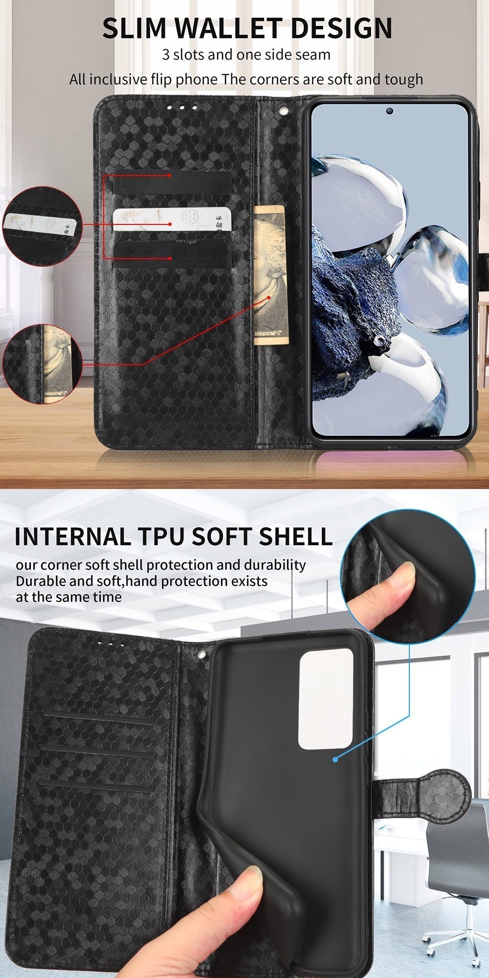 Flip Cover for OPPO Reno 13 13F 12 12F 11 F 11F Find X8 X5 A5 A3 Pro 5G ...