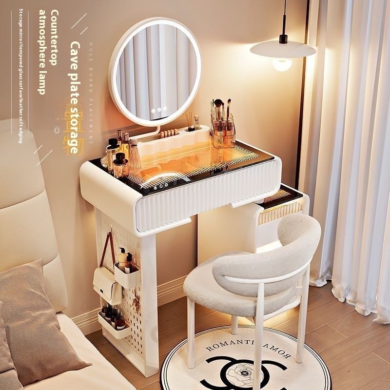 New bedroom modern and simple small unit dressing table storage bucket ...