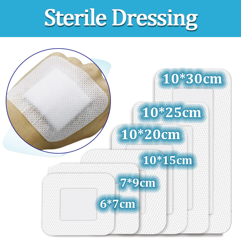 【Breathable Self-Adhesive Wound Dressing Patch】10PCS Self-Adhesive Non ...