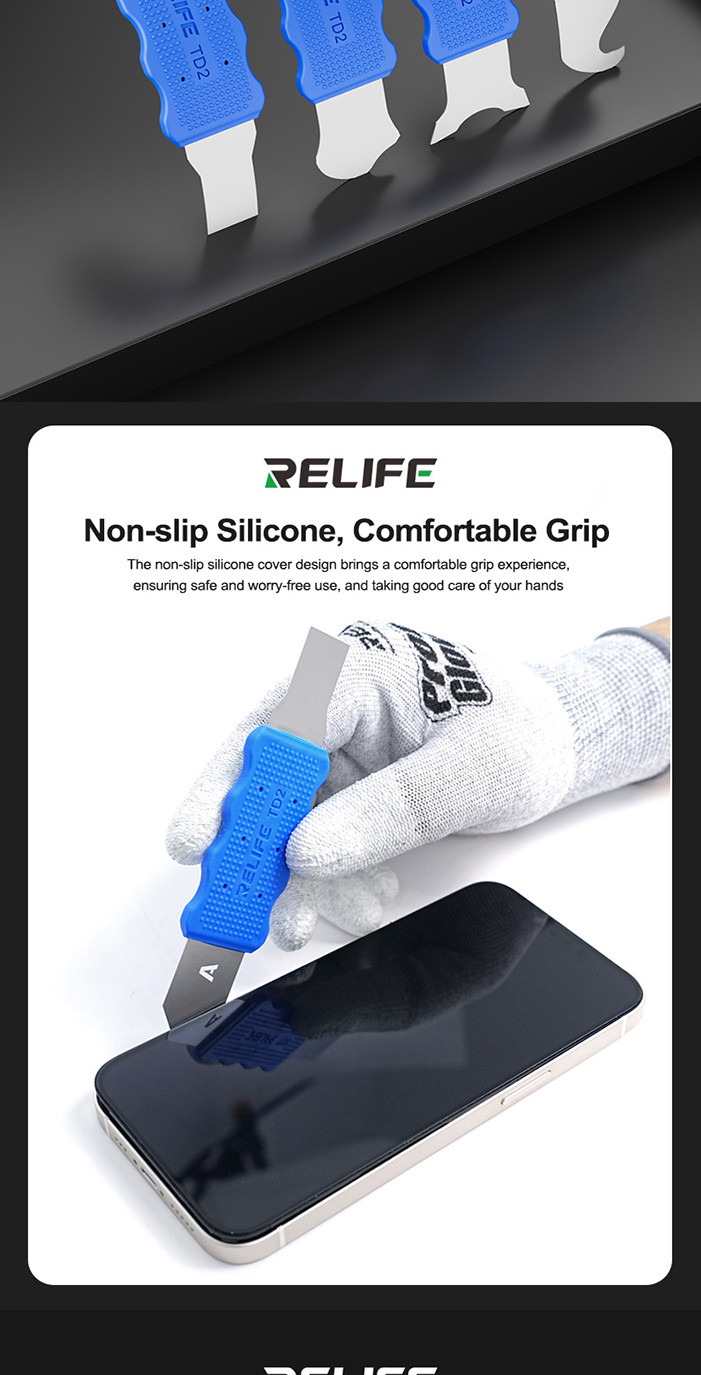RELIFE TD2 Universal Phone Repair Tools Kit Disassembly Blades Pry ...