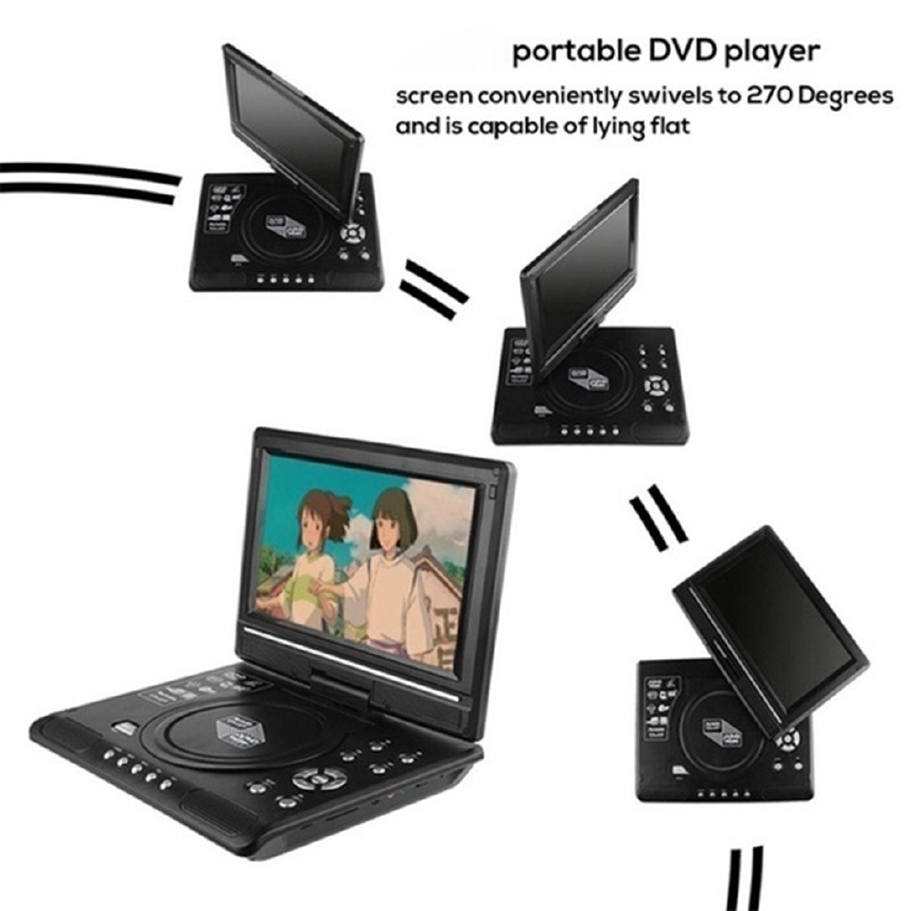 9.8 Inch Multifunction Car DVD EVD VCD Player High Definition Broadcast ...