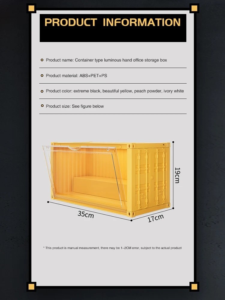 [SG Stock] Container Design Storage Popmart Display Box Figurine ...