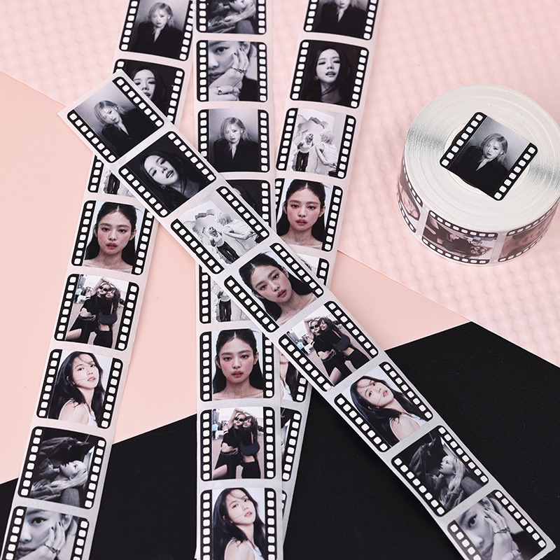 500PCS KPOP Girl Group BLACKPINK Lisa Stickers Roll Sealing Stickers ...