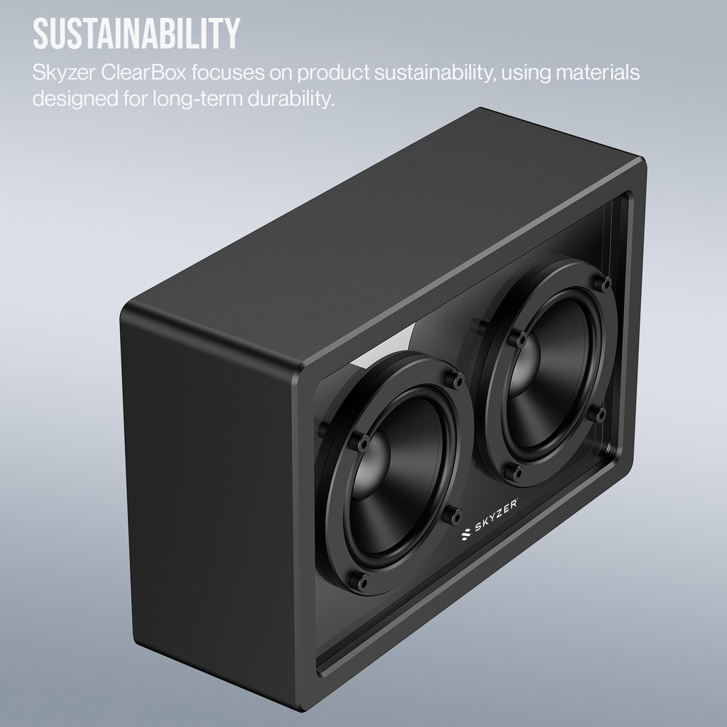 Skyzer Clear Box True Wireless Bluetooth Speaker | Shopee Singapore