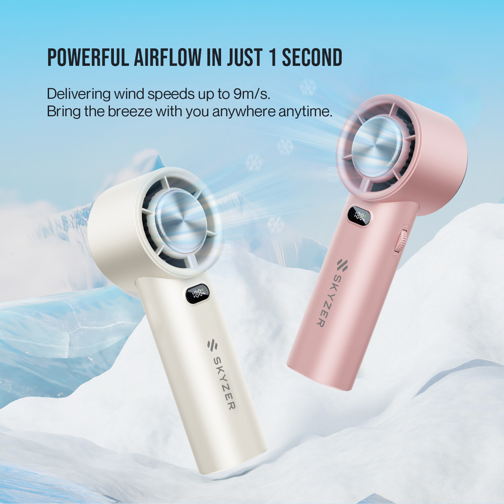 Skyzer 6400MAH Portable Fan | Shopee Singapore