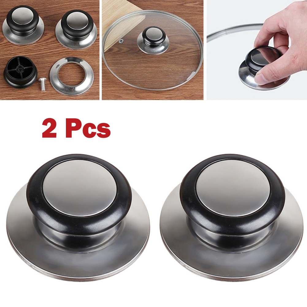 [FSFO]2pcs Replacement Knob Handle For Glass Lid Pot Pan Cover Cookware