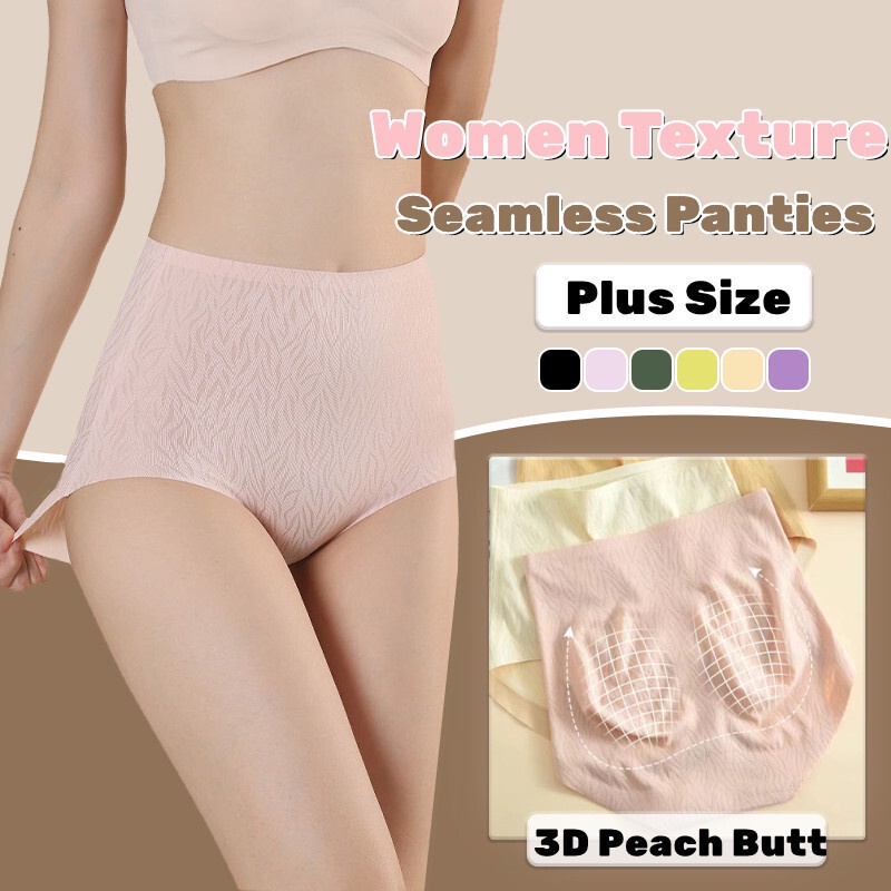 Women 3d Honey Peach Hip Panties Antibacterial Pure Cotton Underwear Breathable Nude High Waist 5943