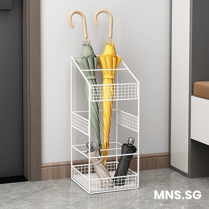 MNS Umbrella Storage Rack, Household Doorstep Umbrella Bucket, Iron Art ...