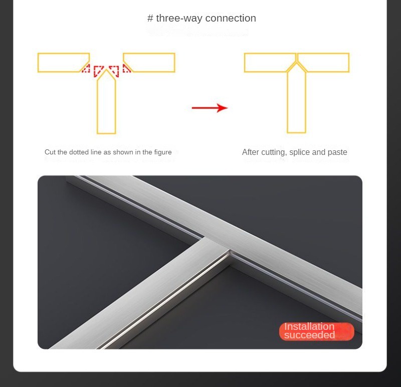 Aluminum Alloy Trunking Square Open-Mounted Trunking U-Shaped Wire ...