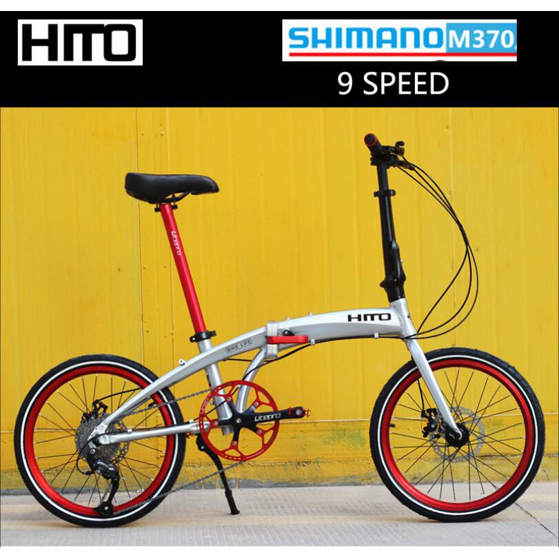 Local Stocks New Hito X Litepro Classic Dolphin 9speed High 20 Inch Foldable Bike Bicycle Official SG HITO DISTRIBUTOR Shopee Singapore