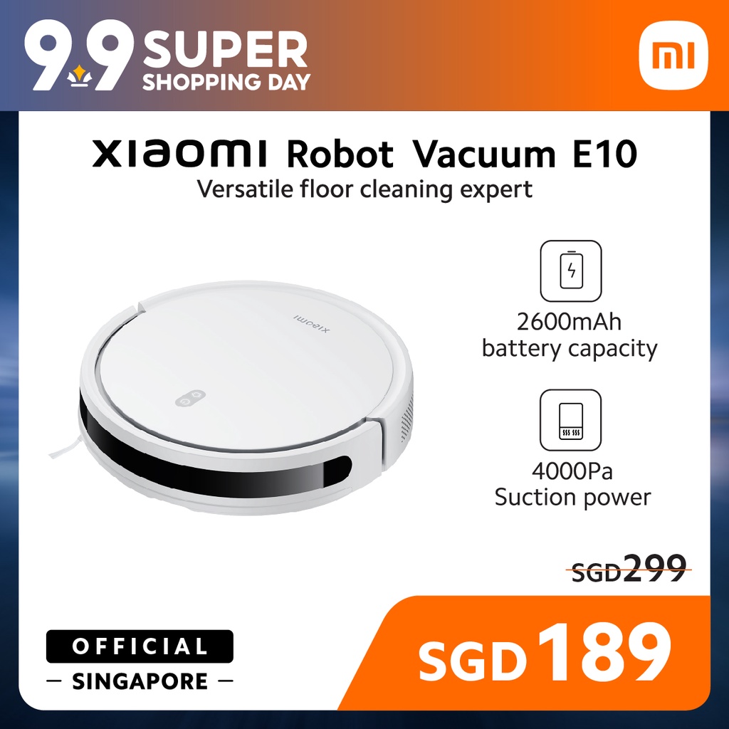Xiaomi Robot Vacuum E10 Shopee Singapore