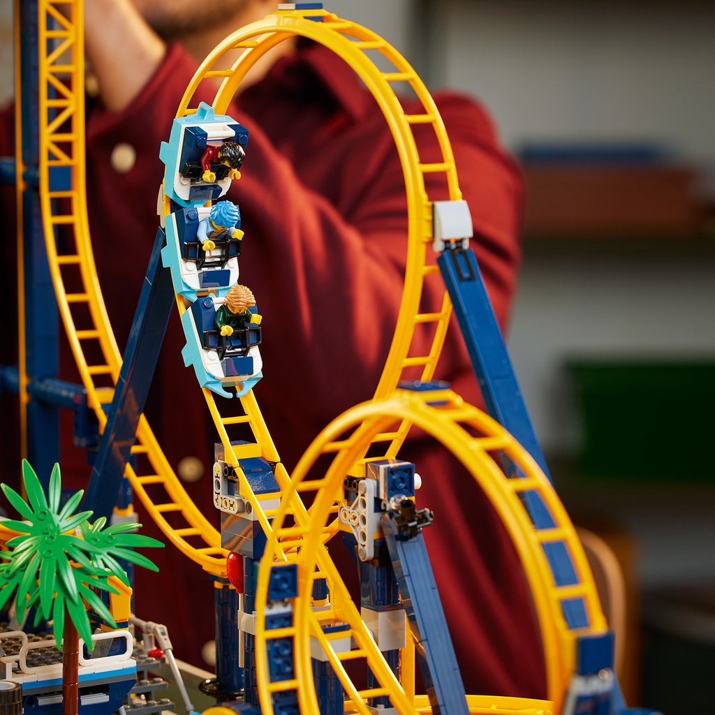 Lego Roller coaster, Get on a Lego Roller coaster ride with…