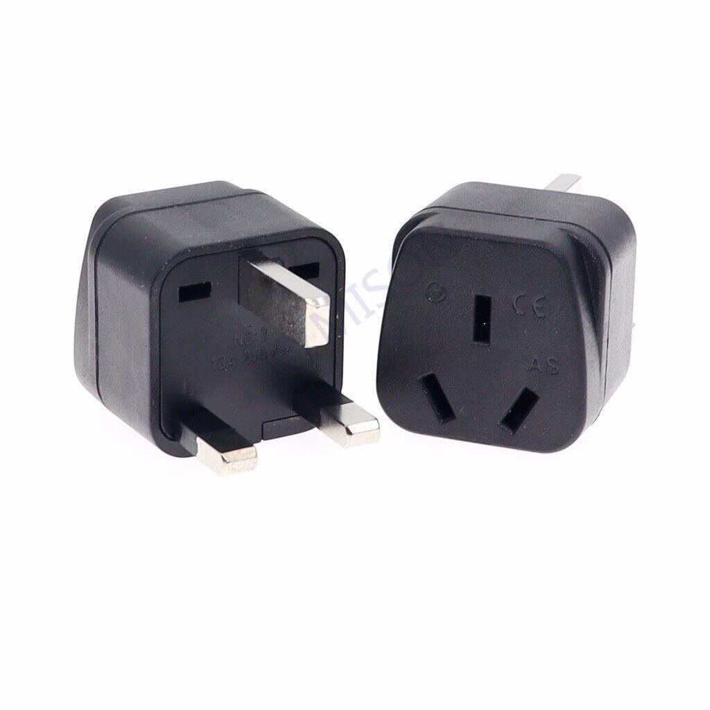 AU 2Pin 3 Pin To UK Plug Adapter Australia To UK Type-G Converter ...