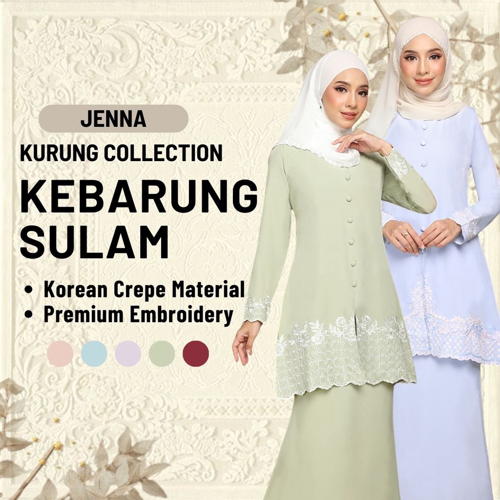 Zoe Arissa Baju raya 2024 Jenna Kurung Shopee Singapore