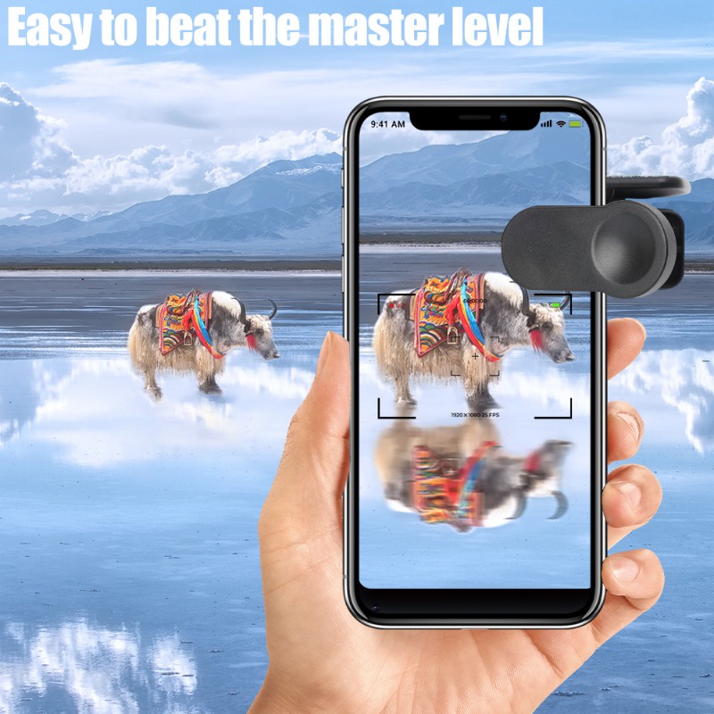 Upgraded Adjustable Phone Camera Mirror / Portable Lens Reflector with ...