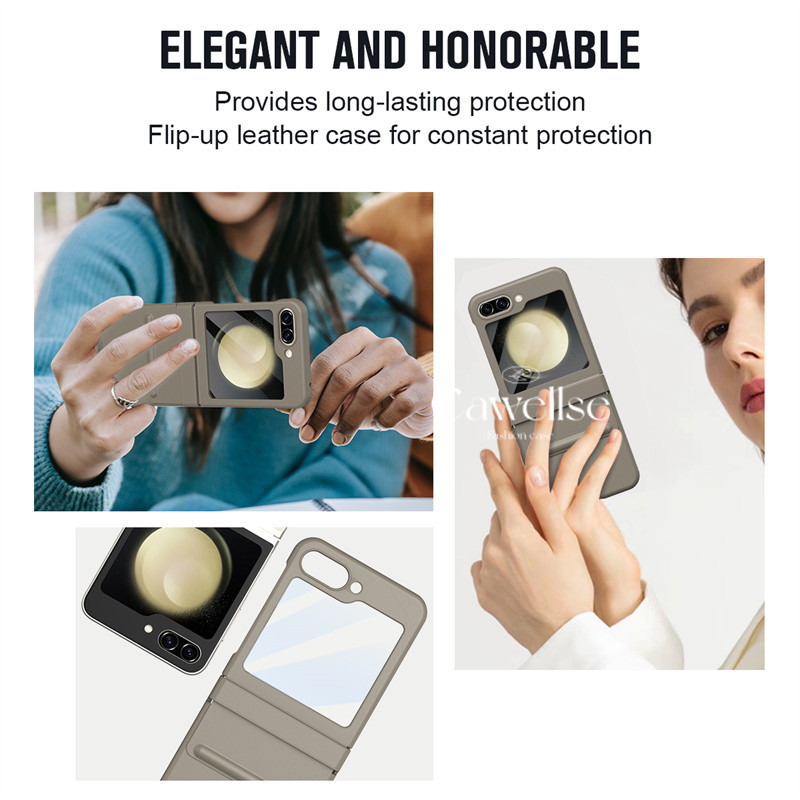 Slim Stretchable Wrist Strap Hinge PU Leather Shockproof Luxury Casing ...