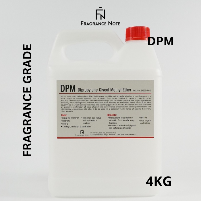 FRAGRANCE NOTE DPM Solvent for Car and Home Perfume/Diffusers (4kg