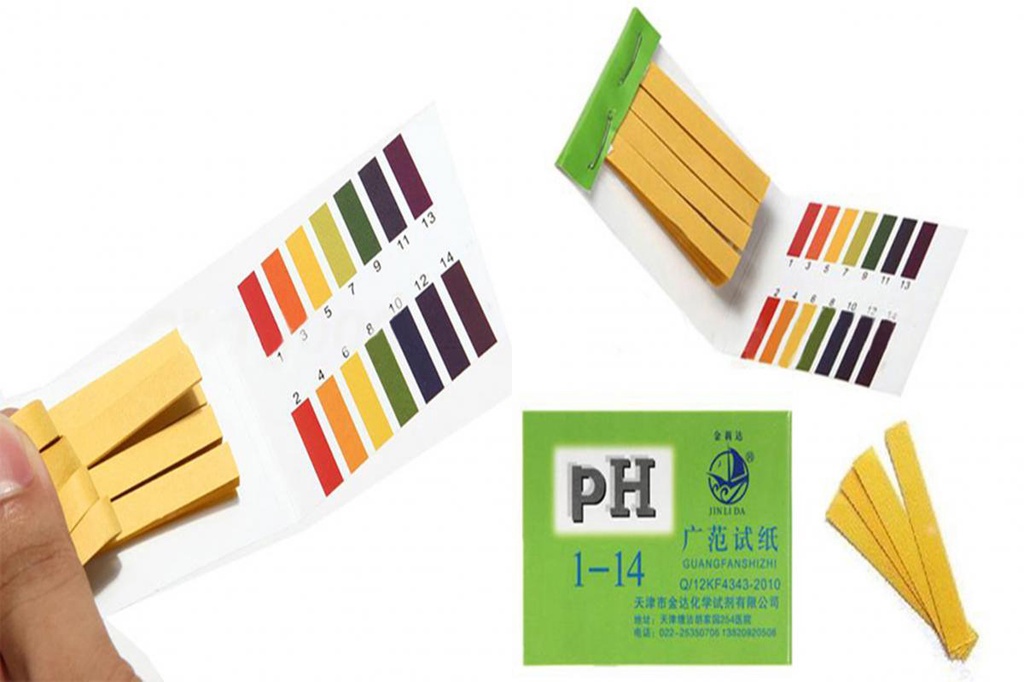 SLS_ Test Paper Strips Clear Numbers Keep Balance Small Body Testing PH ...