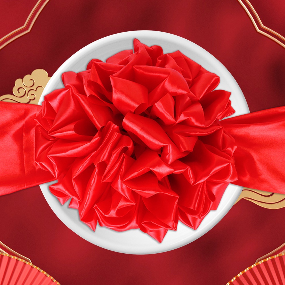 トップス andmary Flower ribbon tops red andmary Flower ribbon tops red Flower ribbon tops red andmary