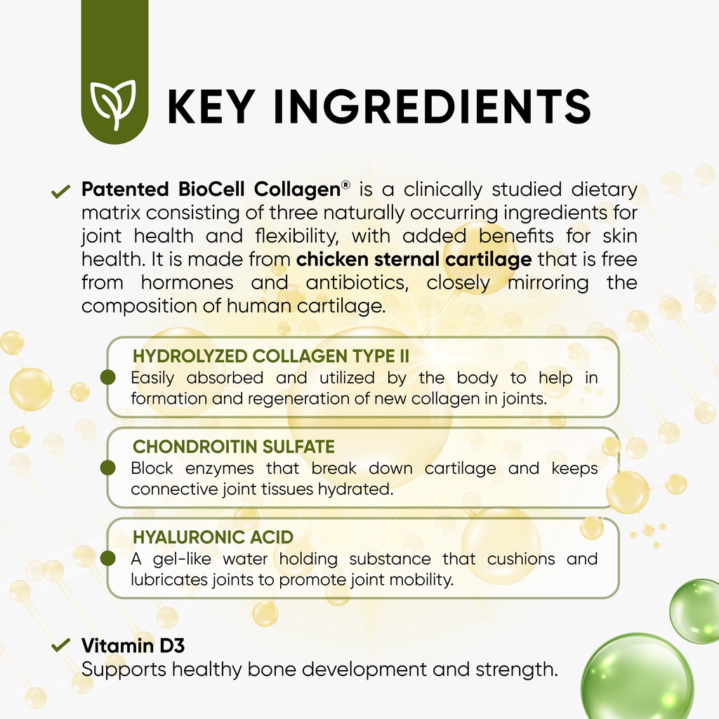 [Bundle 4] Holistic Way High Strength Joint Collagen BioCell Collagen ...