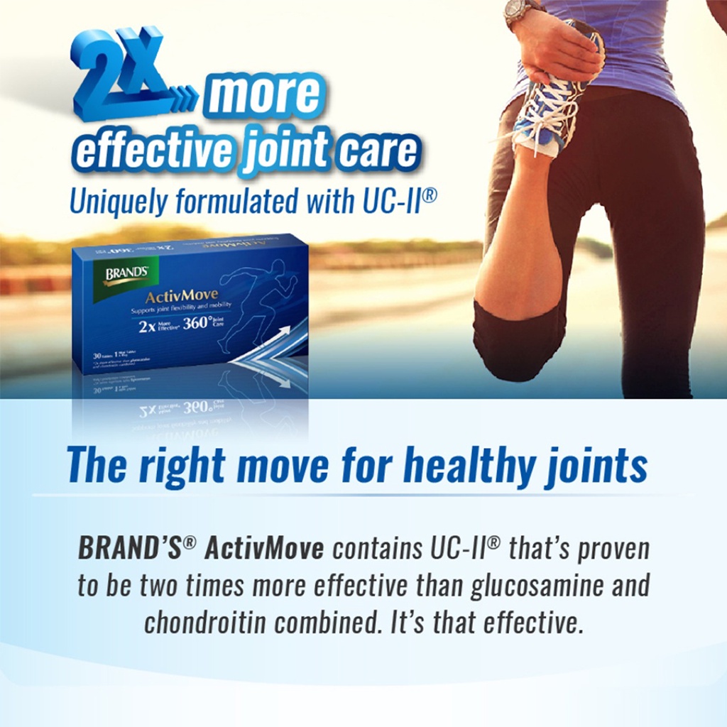 BRAND'S® ActivMove - Joint Health Supplement with UC-II® [EXP 14NOV24]