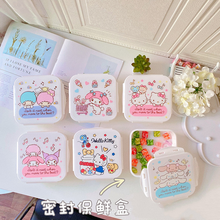 Hello Kitty Bento Box Container Hello Kitty Lunch Box Tupperware Food ...