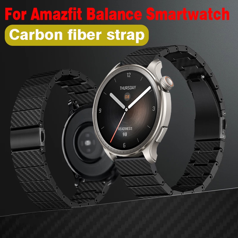 Amazfit Balance Carbon Fiber Strap For Amazfit Balance Smart Watch
