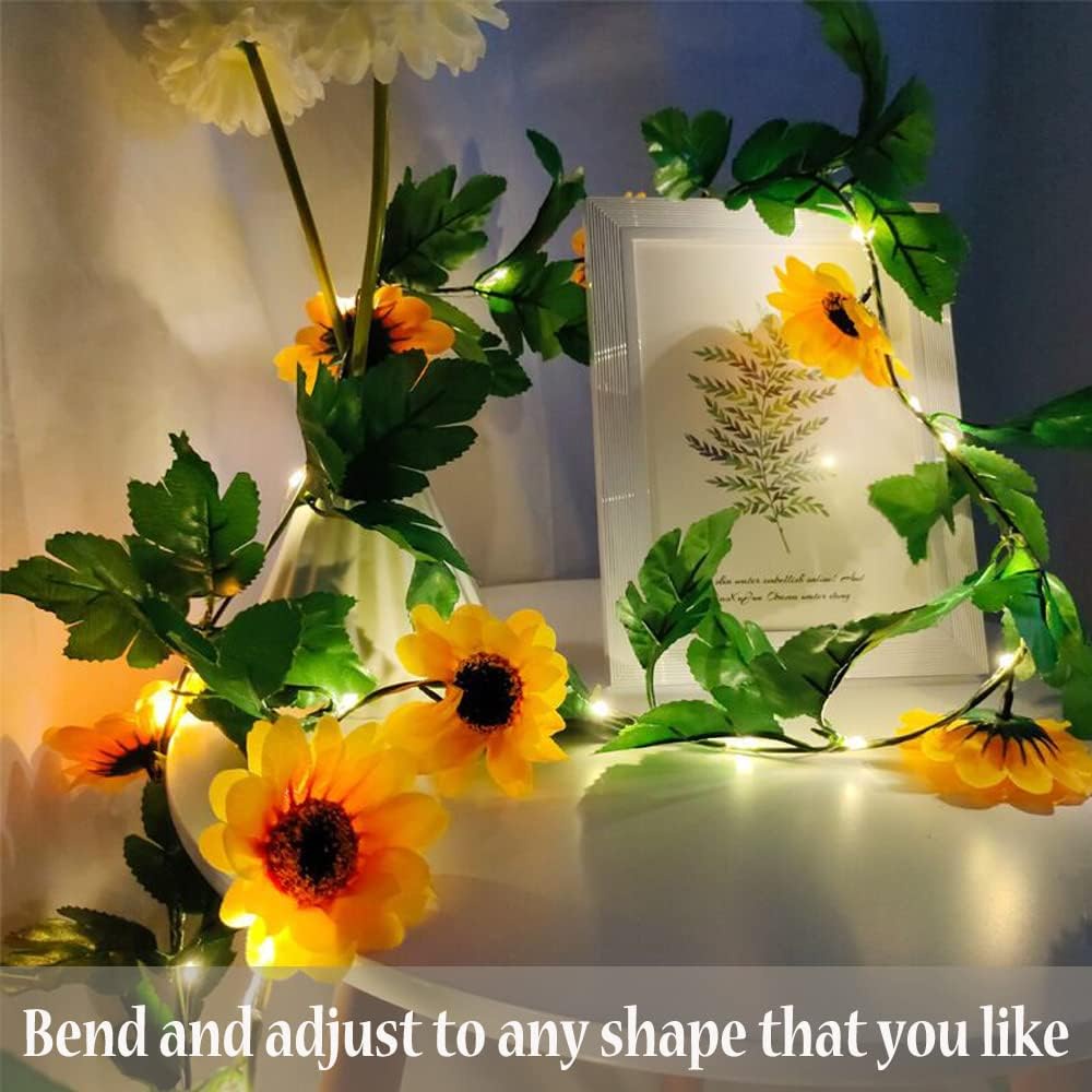 20 LED Ivy String Lights,Fake Ivy Vine String Lights,Artificial Ivy ...
