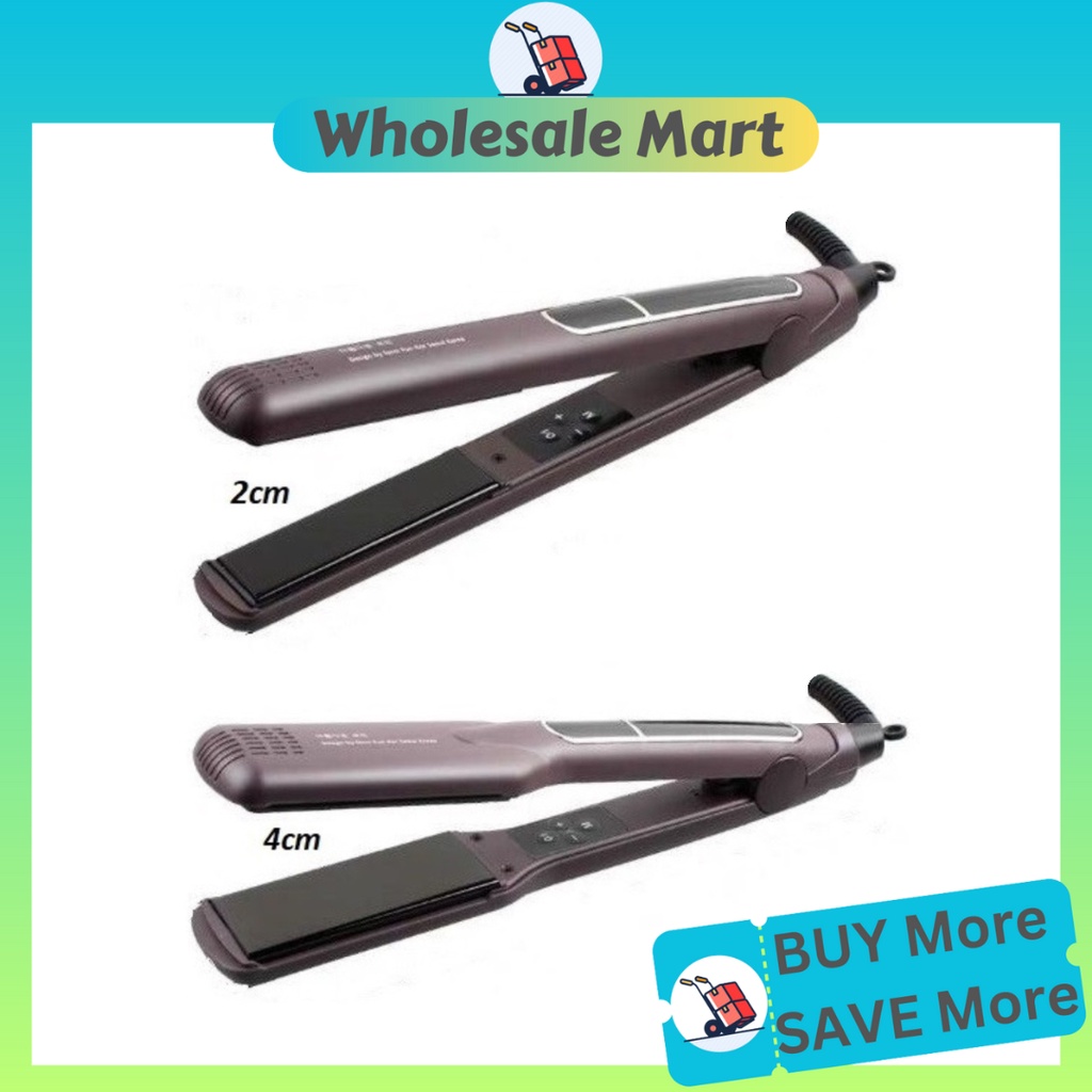 FUN KOR KOREA PROFESSIONAL HAIR STRAIGHTENER FLAT IRON 2CM 4CM Shopee Singapore