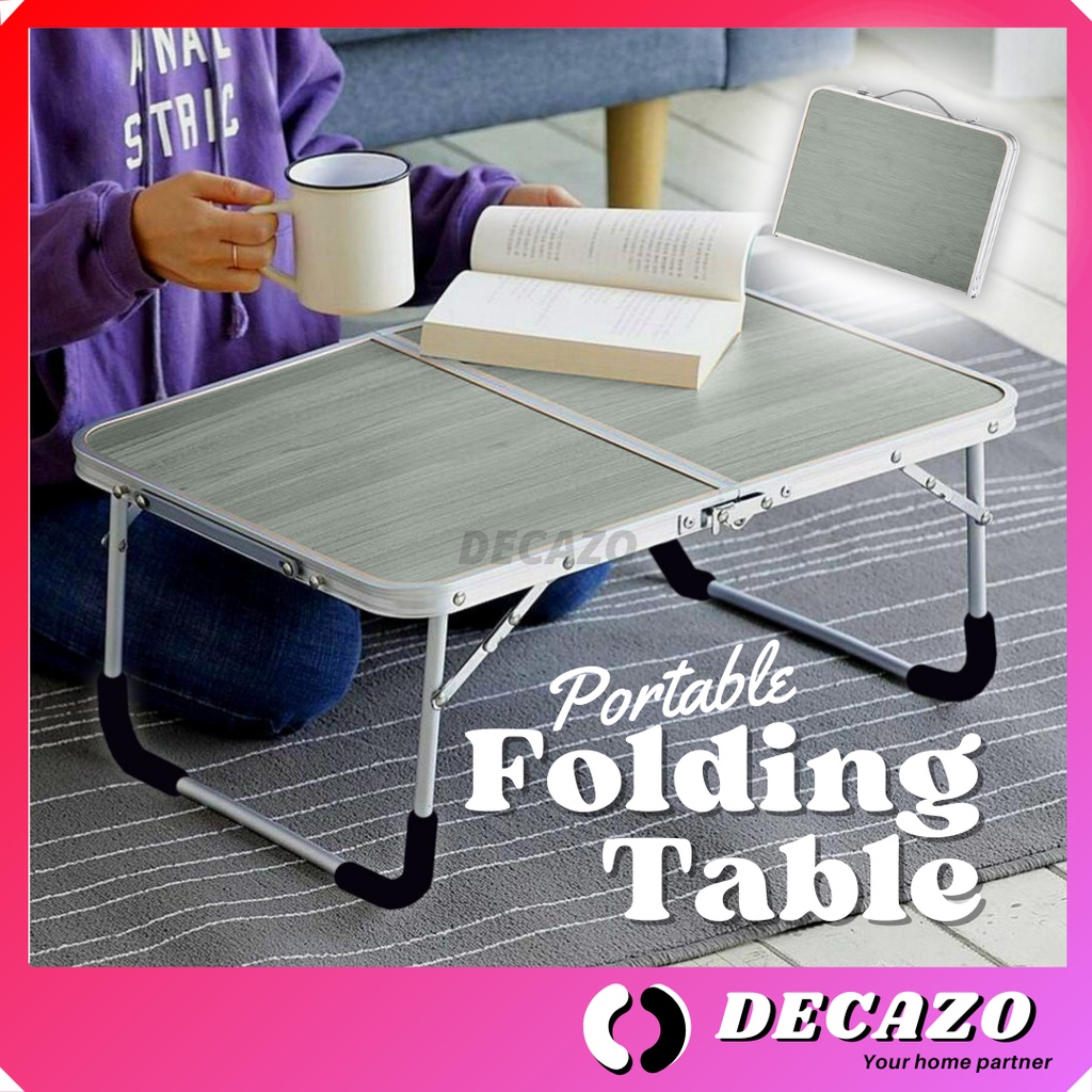 Meja Belajar Meja Lipat Meja Study Foldable Table Camping Table Small ...