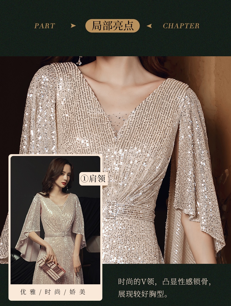 Wedding Dress For Banquet Annual Meeting Performance