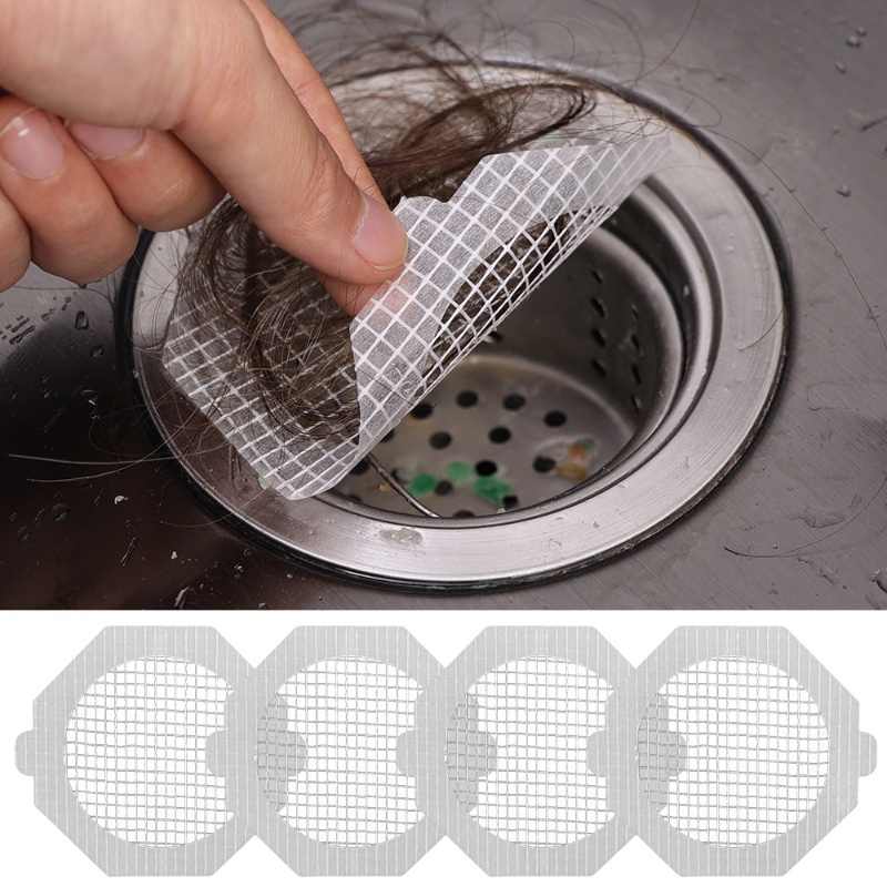 [Wholesale] 1/5Pcs Hair Fur Catcher Floor Drain Patch / Bathroom Anti ...