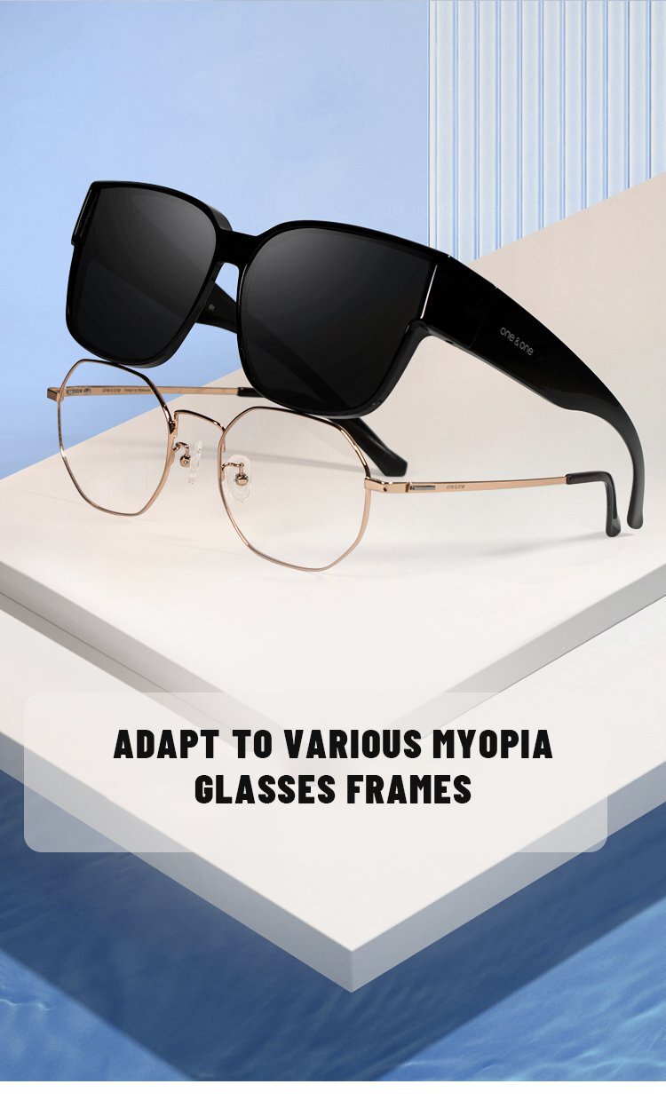 Kursan Blue Light Glasses & Polarized Sunglasses Combo - Eye Protection For Screen Time & Outdoor Use