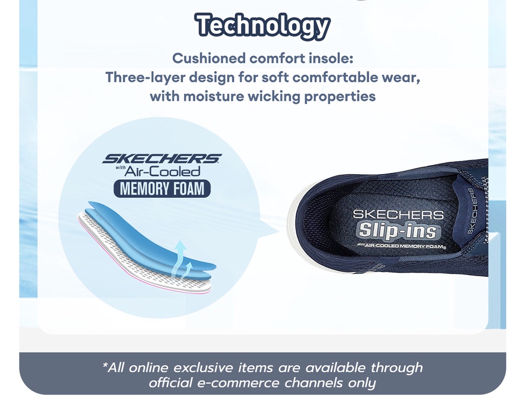 Air cooled memory 2025 foam cushioned comfort insole