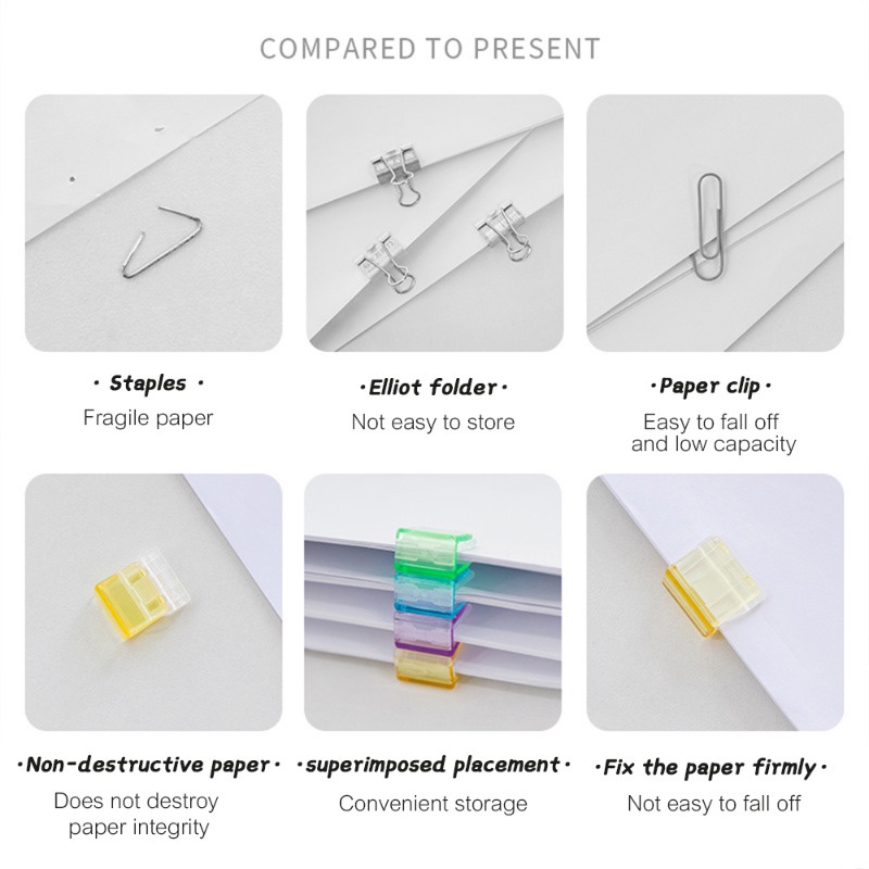 5Pcs Student Test Paper Storage And Organization Folder/ Fixed Folder ...