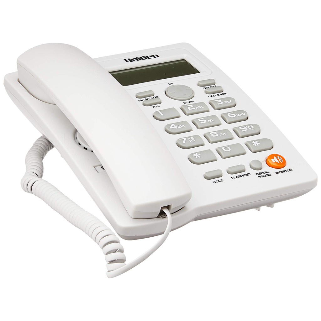 Uniden AS7413 Basic Series Corded Landline Phone With Caller ID