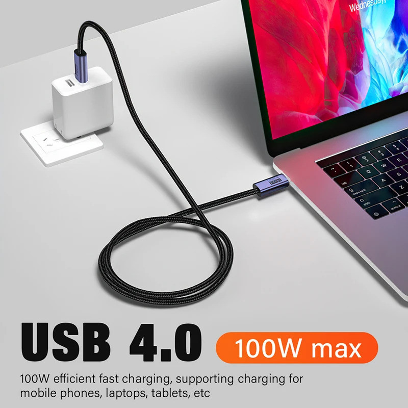 thumbnail image 2 of USB C To USB C 3.2 Gen 2x2 Cable, USB Type C 100W Fast Charging Cable 2 of 9