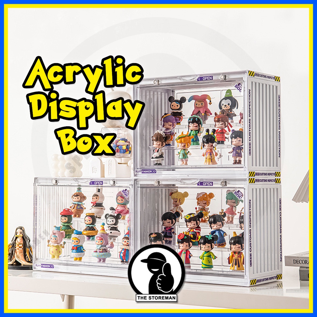 Acrylic Display Box With Lid / Popmart Figurine Display Box