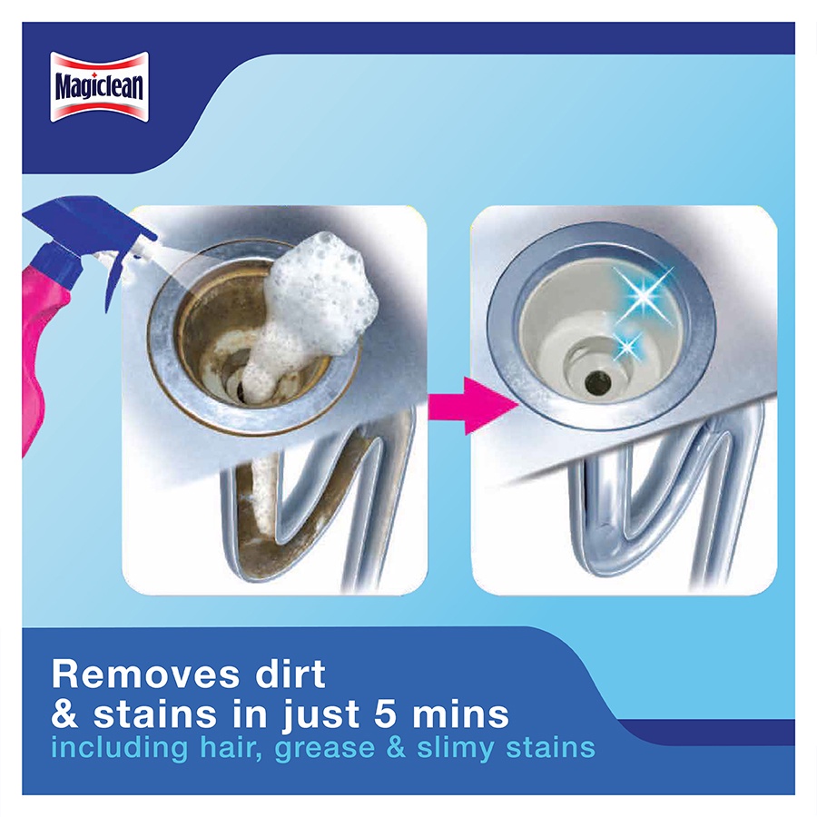 Magiclean Sink and Pipe Cleaner Refill 500ML (Bundle of 2) | Shopee ...