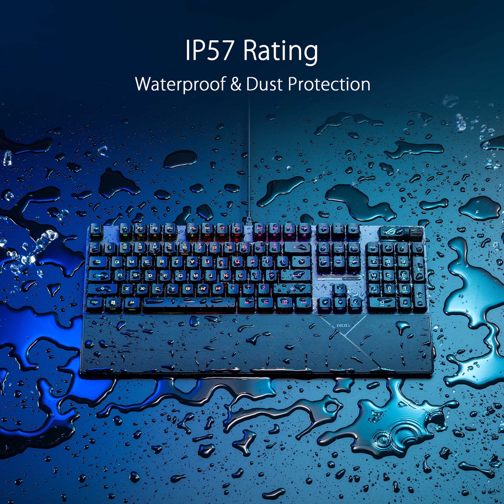 Asus ROG Strix Scope II Gaming Keyboard RX Optical Switch - RX Red ...