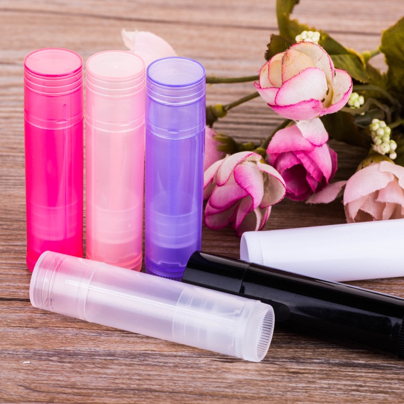 5g Lip Balm Case Lipstick Cosmetic Case Lip Balm Casing DIY bekas bibir ...