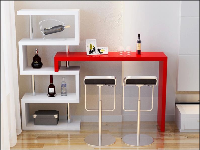 Simple household living room wall bar counter rotating bar counter ...