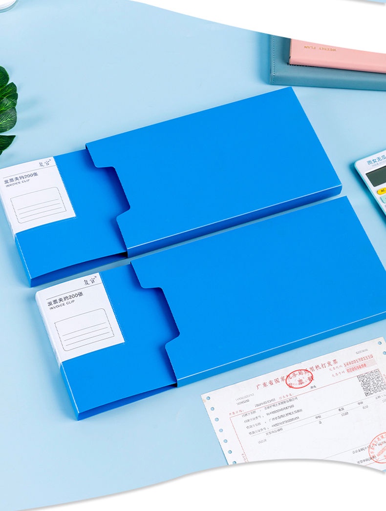 Invoice Folder Vat Special Small Size Ticket Clips Receipt Storage Tax ...