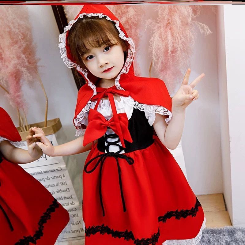 strapless open back dress TEEN GIRL RED RIDING HOOD FANCY DRESS COSTUME OUTFIT HALLOWEEN TEENAGE   sequinsandswords.co.uk