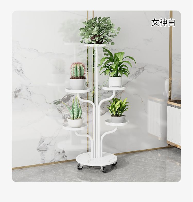 Flower Rack Living Room Floor Shelf Balcony Simple Modern Jardiniere ...