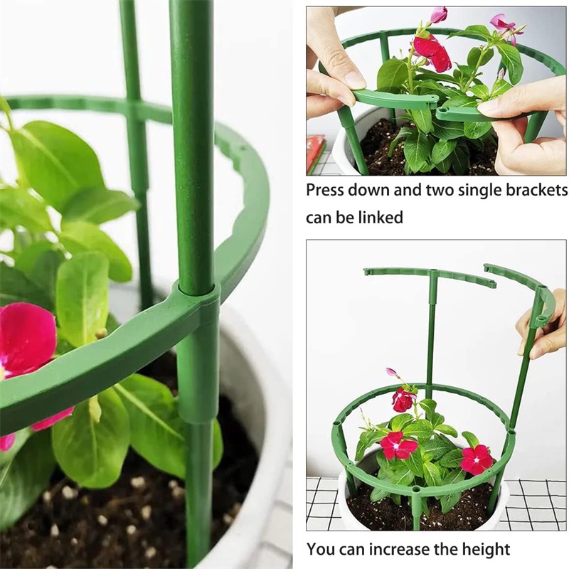 Plastic Plant Support Pole Stand - Orchard Fixing Rod - For Tomato ...