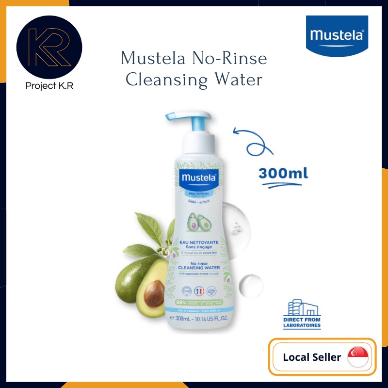 Mustela No-Rinse Cleansing Water 300ml EXP (03/2025) | Shopee Singapore