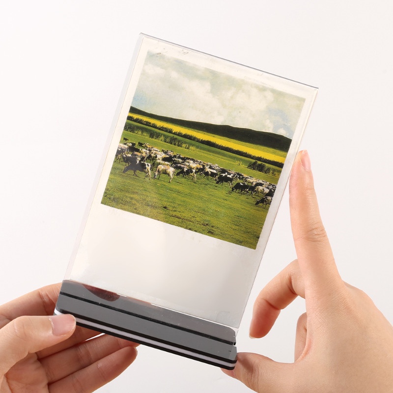 A4/A5/A6 Acrylic Pull-Out Card Display Board/ Transparent Desktop Card ...