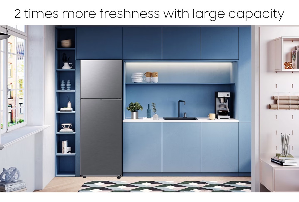 Samsung RT35CG5444S9SS Top Mount Freezer Refrigerator, 345L, 3 Ticks Shopee Singapore