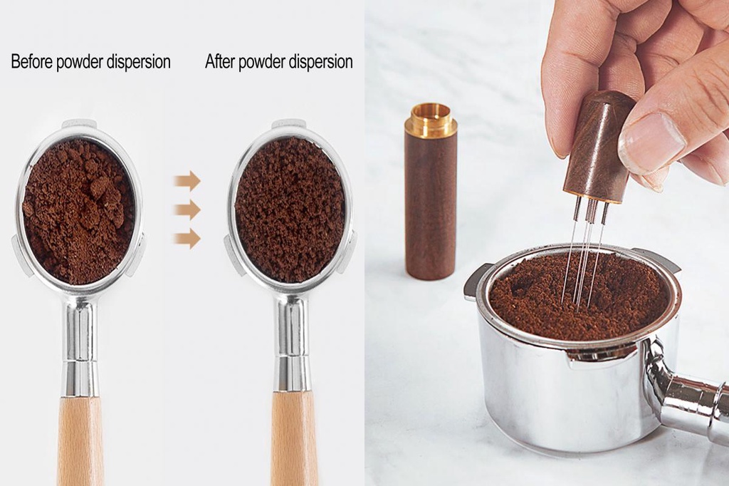 bangla| Coffee Distribution Needle Stainless Steel 5 Needles Leveler ...